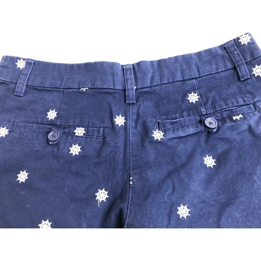 BRITISH KHAKI EMBROIDERED NAUTICAL KHAKI SHORT SZ‎ 2